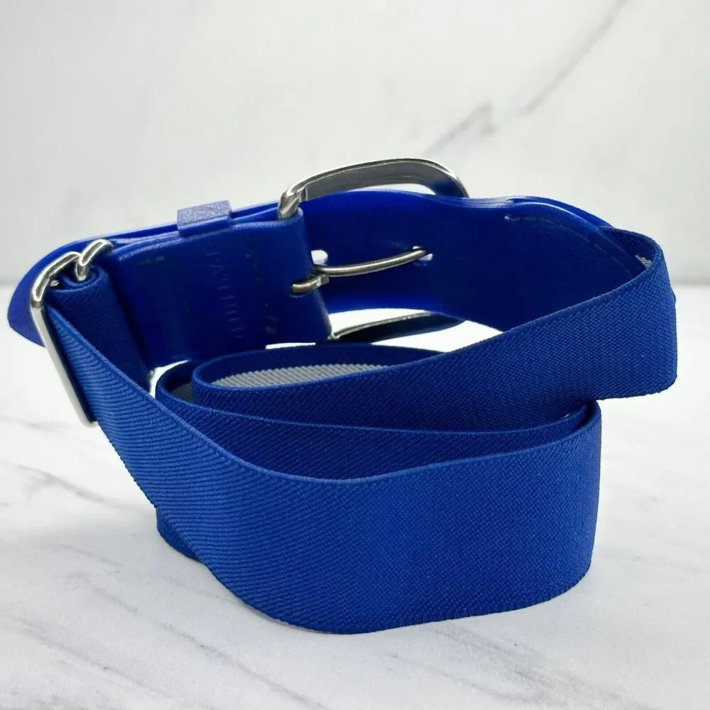 Adidas Blue Stretch Baseball Belt Youth One Size OS